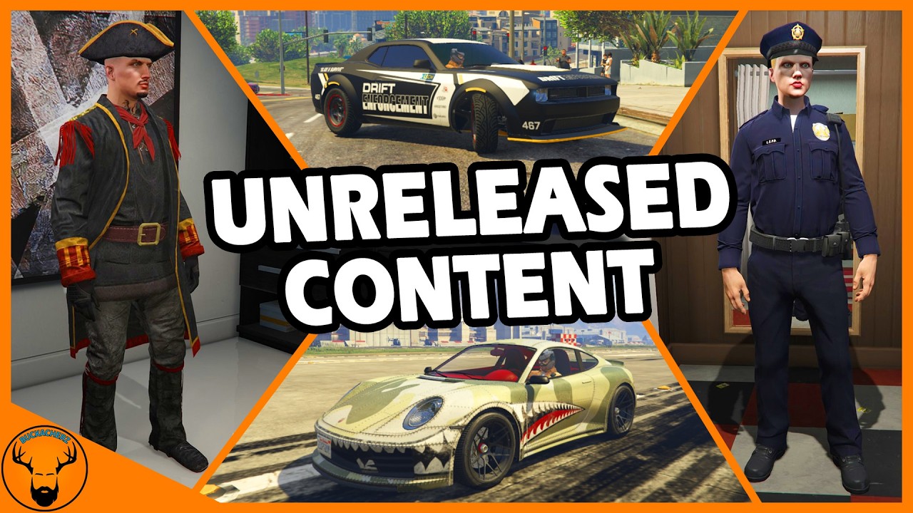 Все 435 невыпущенных предметов в GTA Online