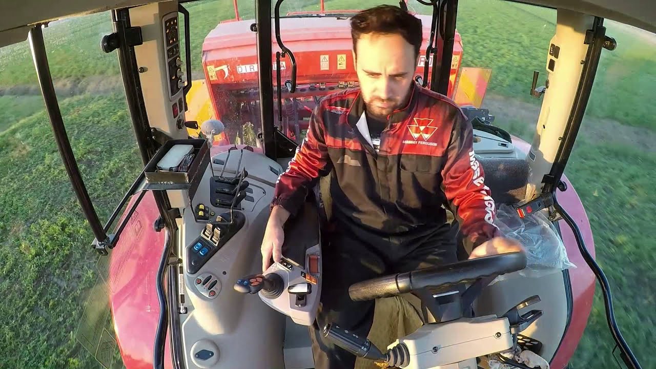 Massey ferguson 6616 dyna 6 & gaspardo directa semina su sodo 2015