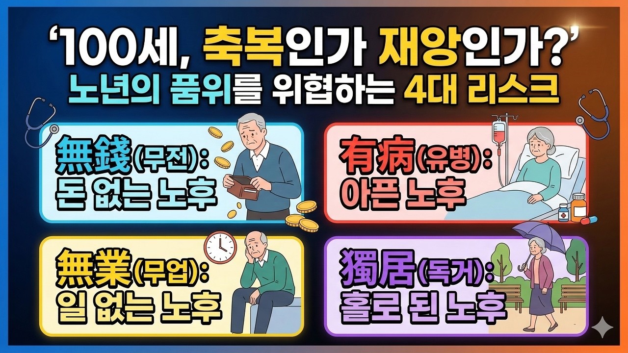 100세, 축복인가 재앙인가? 『노년의 품위를 위협하는 4대 리스크』