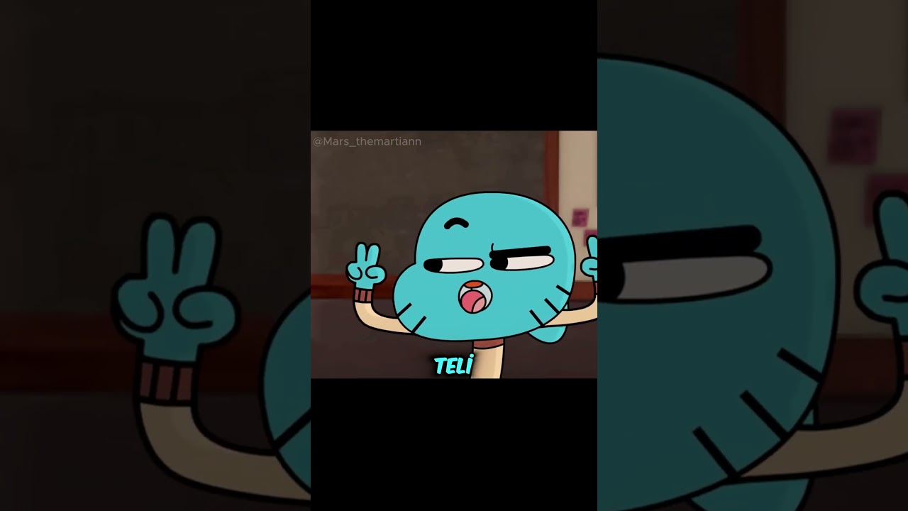 Gumball ve Baldi mi? 🐈👩🏻&zwj;🦲 #shorts