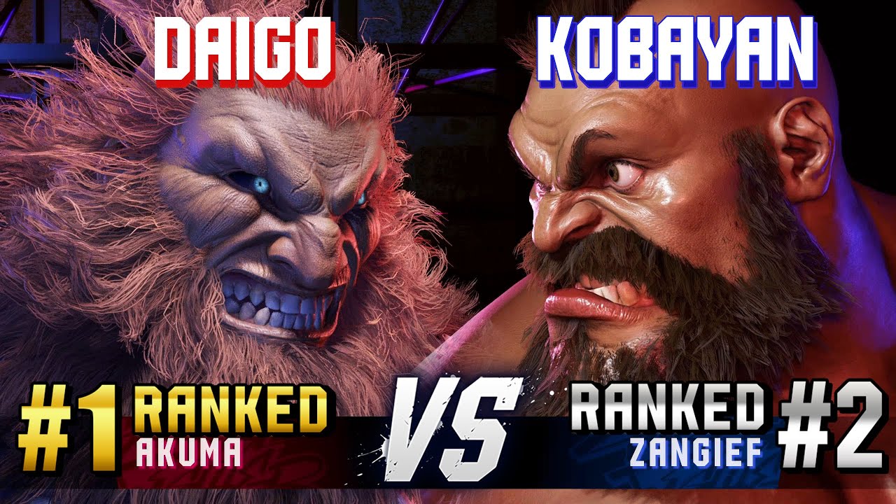 SF6 ▰ DAIGO (#1 Ranked Akuma) vs KOBAYAN (#2 Ranked Zangief) ▰ High Level Gameplay