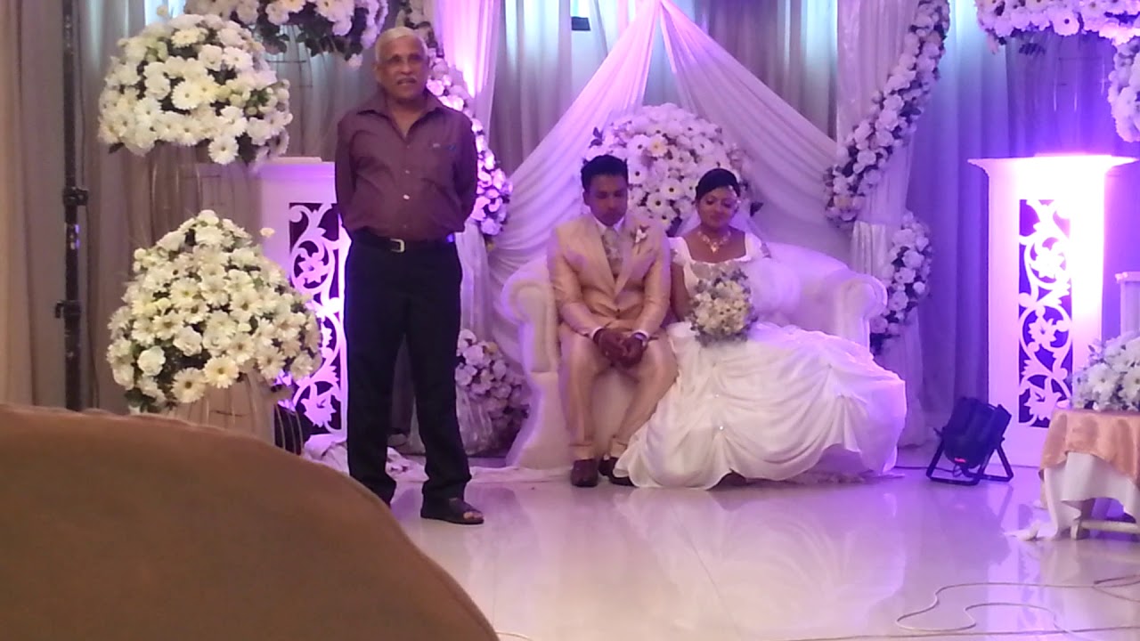 Krishantha & Kumari's Wedding Speech by Mr. Munasinghe