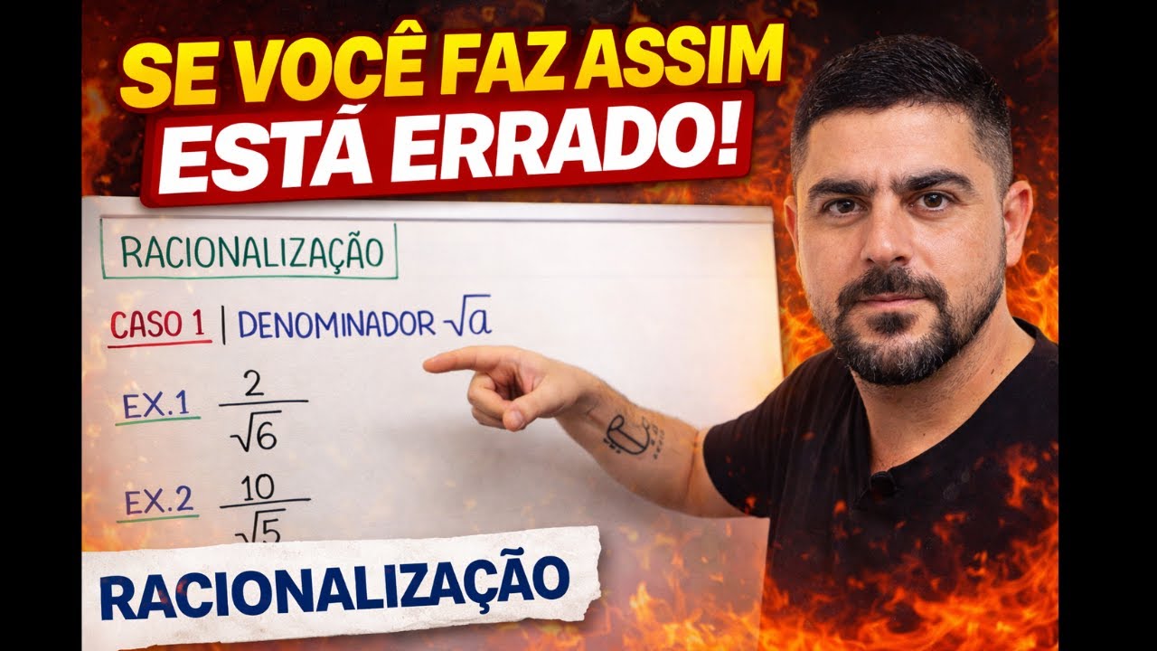“Poucos sabem racionalizar corretamente” - RACIONALIZAÇÃO DE DENOMINADORES