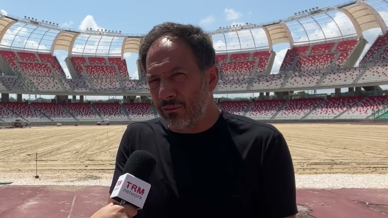 Proseguono i lavori allo stadio San Nicola, ripresi dopo lo stop per i concerti di Vasco e Ultimo