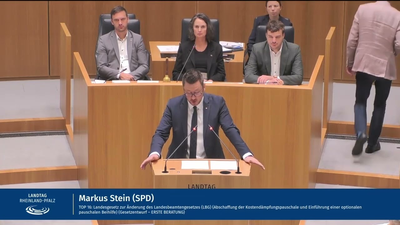 Rede im Landtag zur Änderung des Landesbeamtengesetzes: Kostendämpfungspauschale, Pauschale Beihilfe
