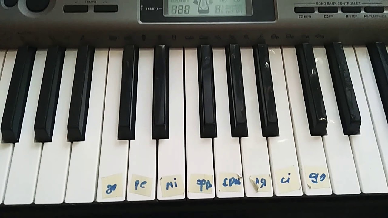 Як навчитися   грати на фортепіано колядку Нова радість стала .😀💖