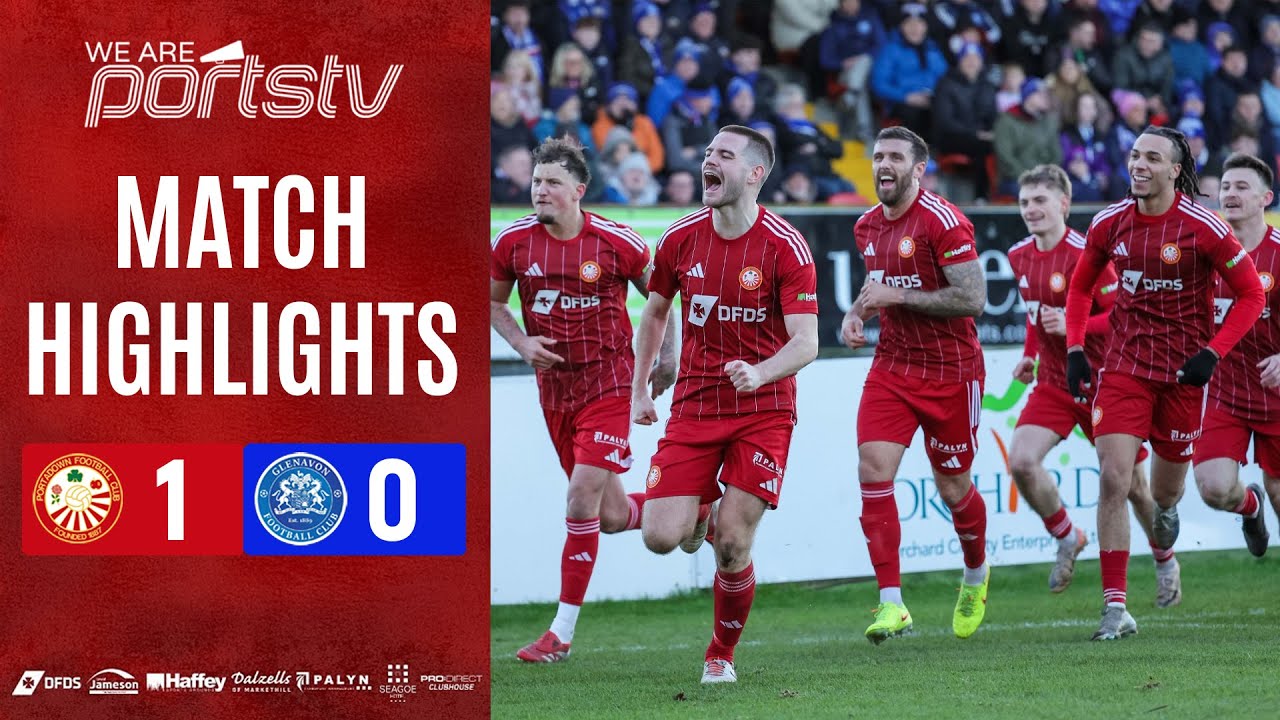 Portadown 1 - 0 Glenavon | Sports Direct Premiership | 26/12/25