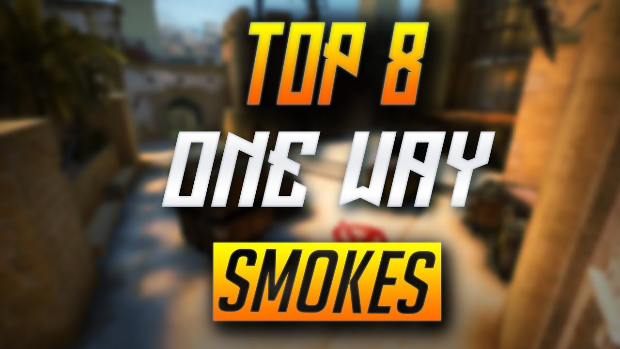 TOP 8 ONE-WAY SMOKES ON MIRAGE - CS:GO (2018)