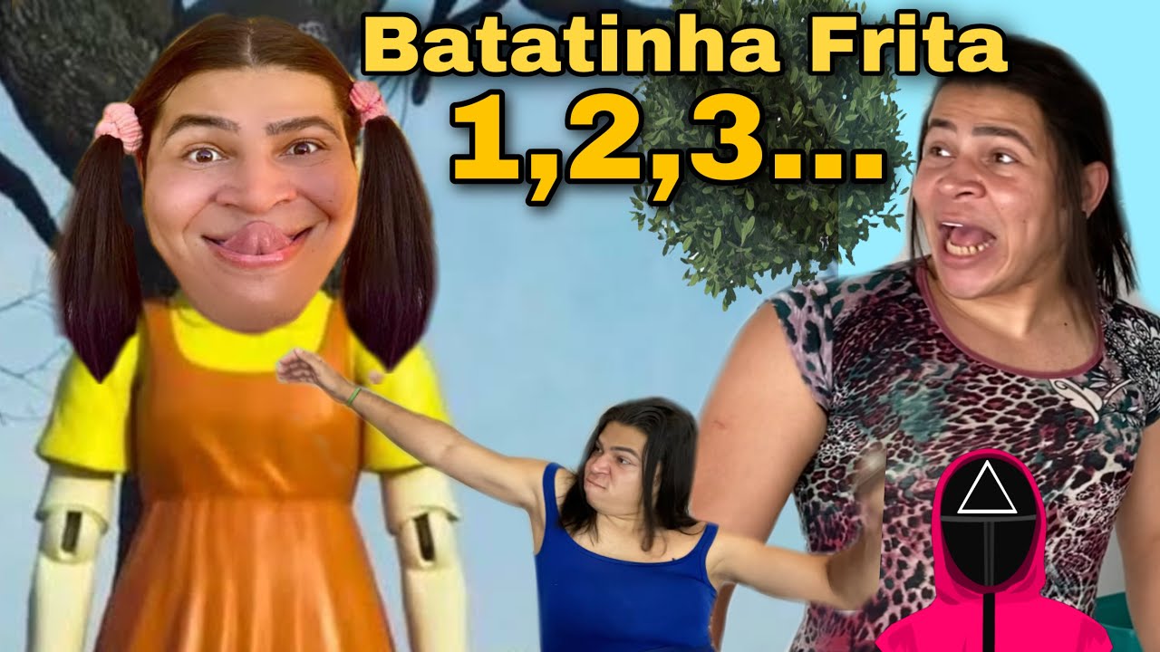 Ketley brincando de Batatinha frita 1 2 3 mais Katia e se lascou - S&eacute;rie Round 6 da Netflix
