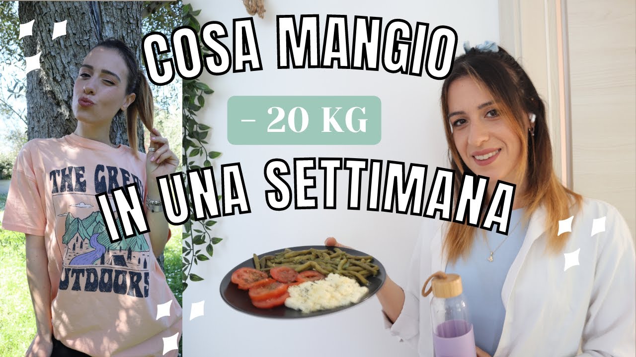 COSA MANGIO IN UNA SETTIMANA🍰🥣 / DIETA INSIEME #4