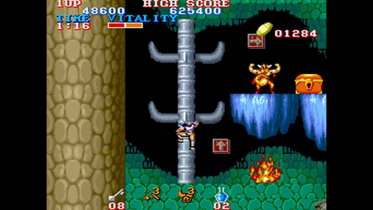 Black Tiger (Black Dragon) Arcade One Credit Clear by Hiei- (No Autofire)