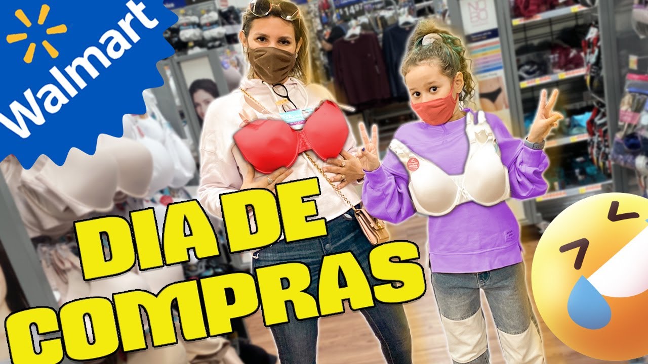 COMPRANDO O PRIMEIRO SUTIÃ da VALENTINA 😂😂😂 Walmart ORLANDO FLORIDA ESTADOS UNIDOS