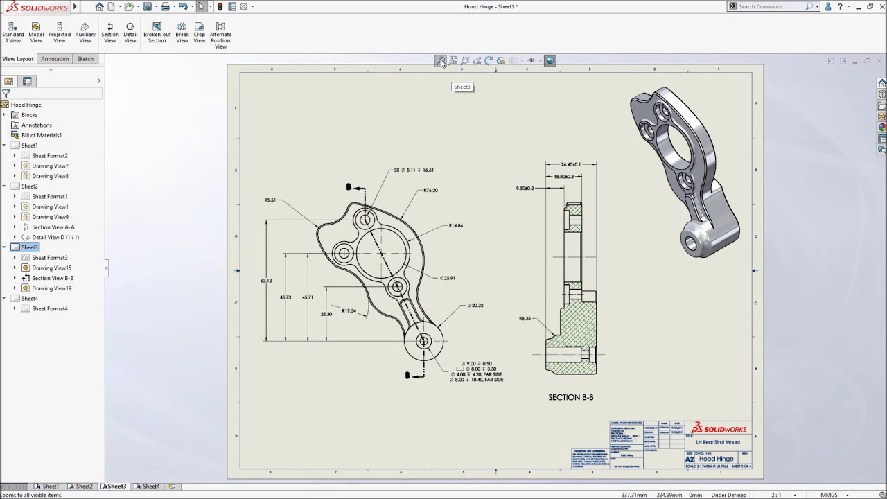 SOLIDWORKS 2018 What's New - More Powerful Drawing Feature