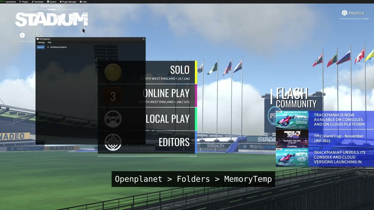 how to extract trackmania 2 model.pack.gbx skins
