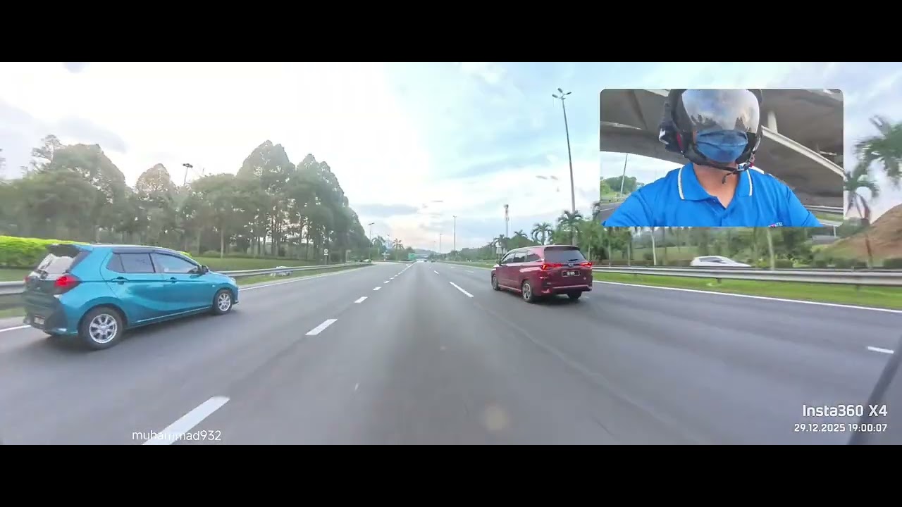 Insta360 X4 | Honda Vario 160 | 29/12/2025 #2 | Ke Mentari Court
