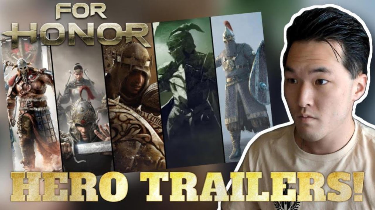 FOR HONOR Hero Trailers and Cinematics (2016-2024) Reaction!