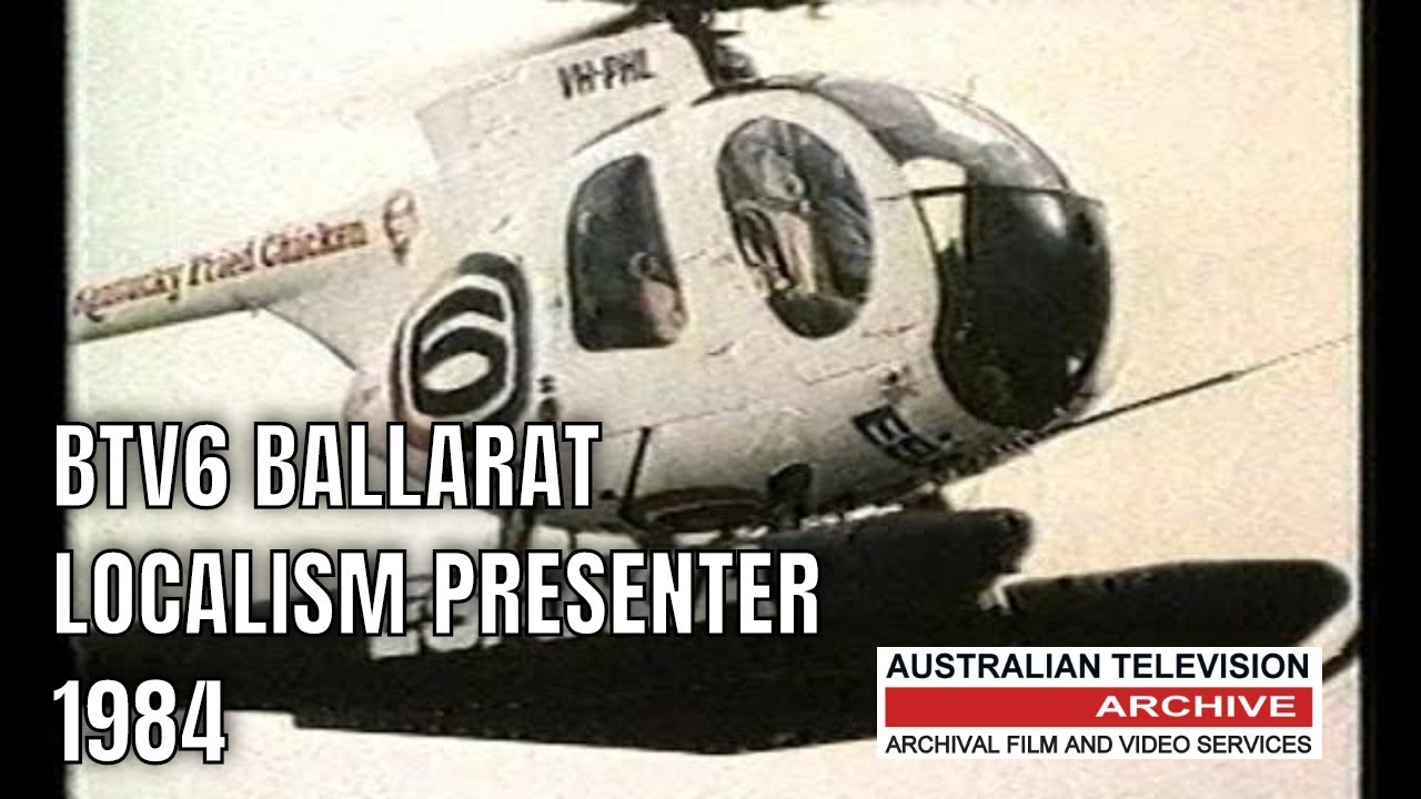 Ведущий программы «Местные ценности Балларата» на BTV6 (1984)