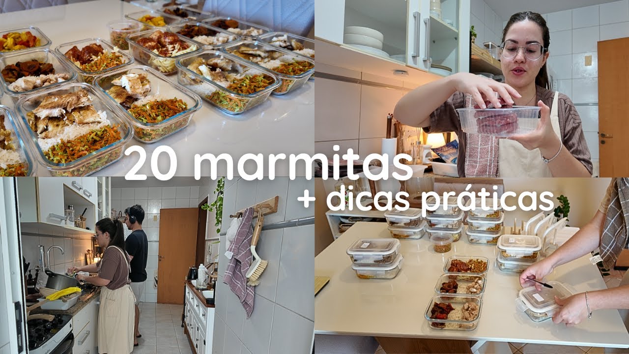 20 MARMITAS SAUDÁVEIS E VARIADAS (vida real + dicas práticas)