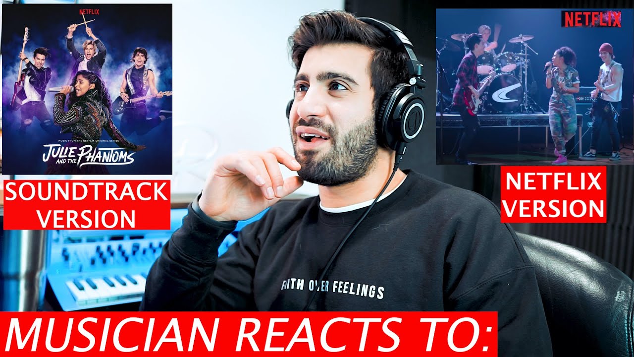 BRIGHT - (Netflix Clip vs Soundtrack Version) - Musician's Reaction - Julie and The Phantoms