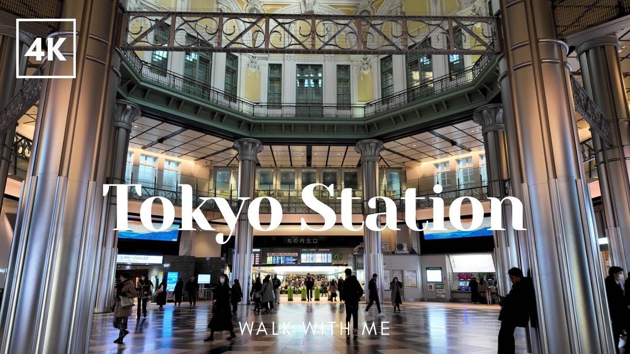 Tokyo Station Walk | Inside Japan’s Busiest Railway Hub | 4K