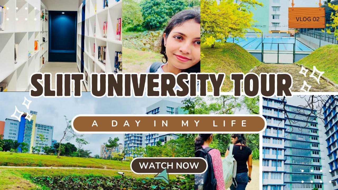 SLIIT University Tour | University එක වටේ රවුමක්. 😇🙃#vlog #trending #study  #travel #day #vlogger