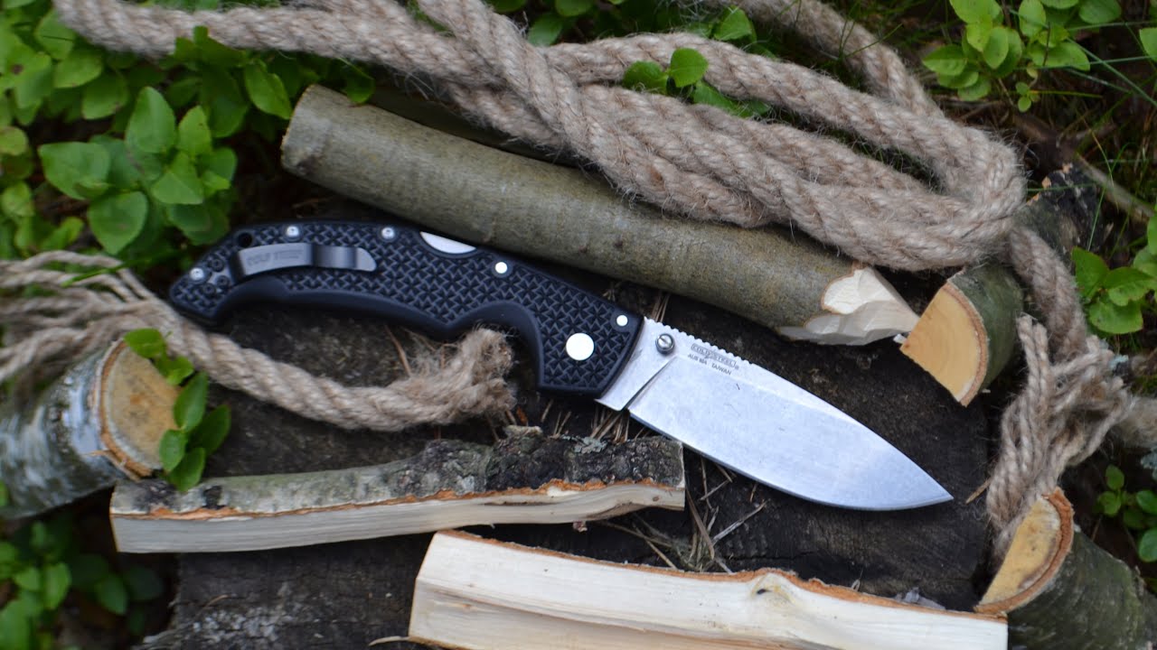 Cold Steel Voyager Drop тест ножа / test