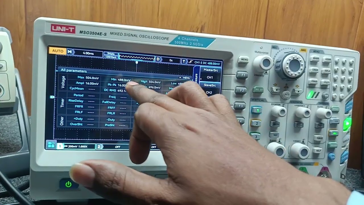 MSO3504E-S oscilloscope other generator test part6
