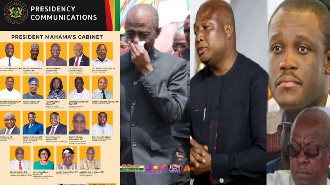 First Reshuffle...Mahama to reshuffle 20Ministers, Sam George, Muntaka, Sammy Gyamfi in troûble 