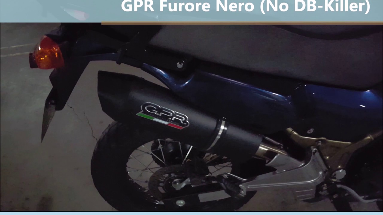 Escape original vs. GPR Furore Nero vs. GPR Furore Nero (No DB-Killer) - KLE 500