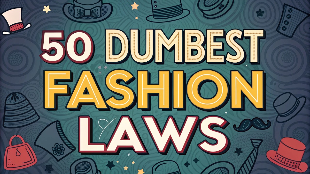 50 Dumbest Laws About Clothes and Fashion