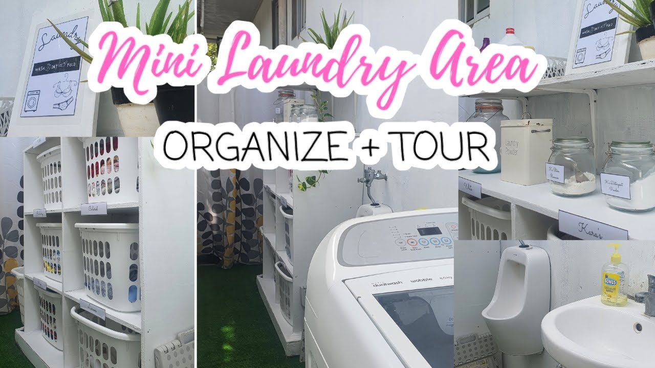 MINI LAUNDRY AREA TOUR + Organization | DIRTBAG