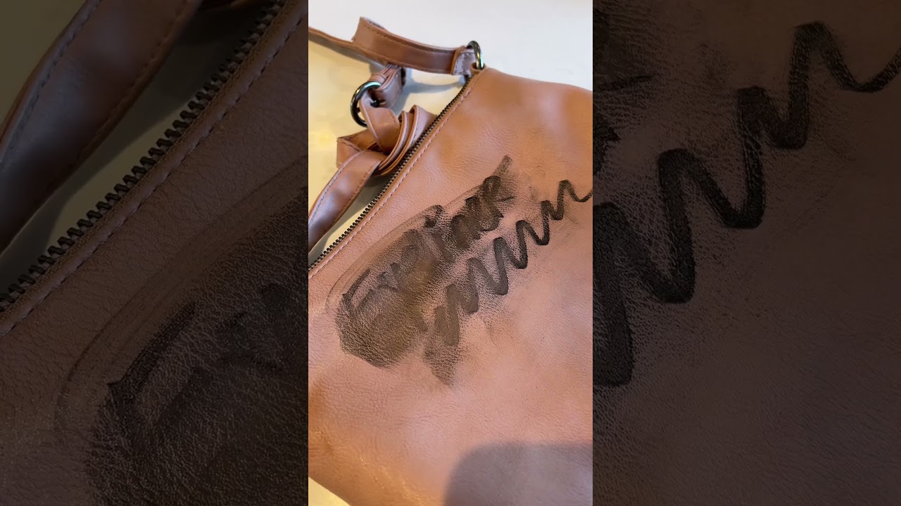 How to Remove Eyeliner or other Stains from a Leather Purse