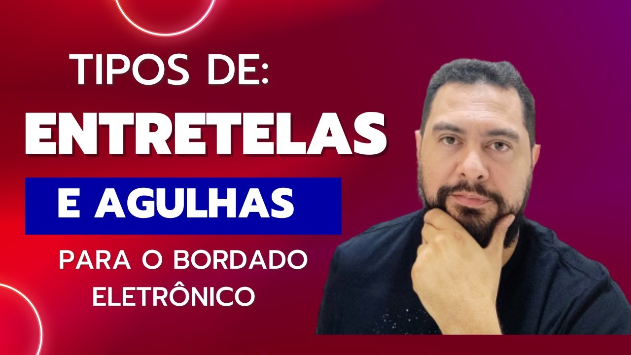 Entretelas corretas e tipos de agulhas para você usar no seu Bordado
