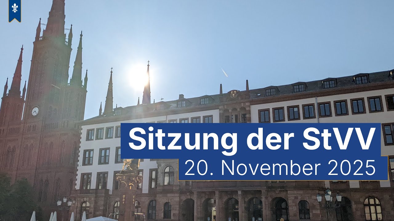 👥 Stadtverordnetenversammlung 20. November 2025 / Landeshauptstadt Wiesbaden