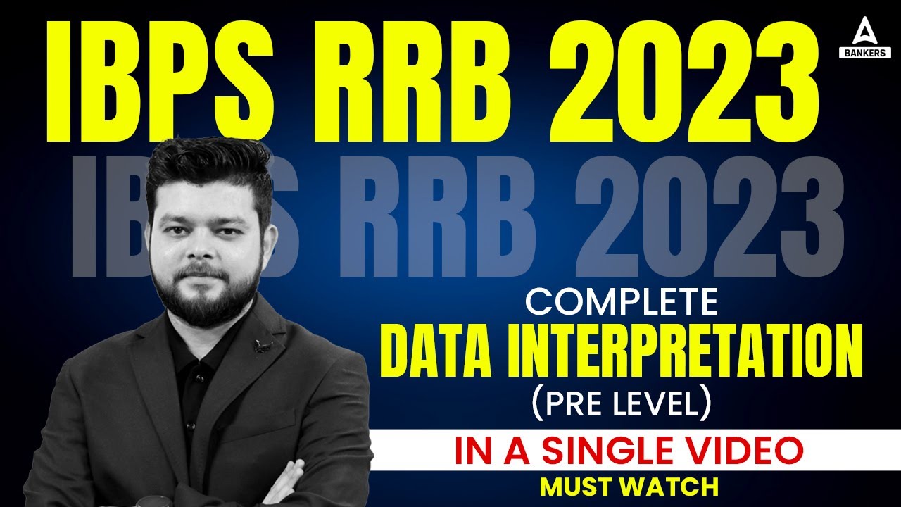 IBPS RRB Data Interpretation | IBPS RRB 2023 | IBPS RRB Quant Preparation | By Siddharth Srivastava