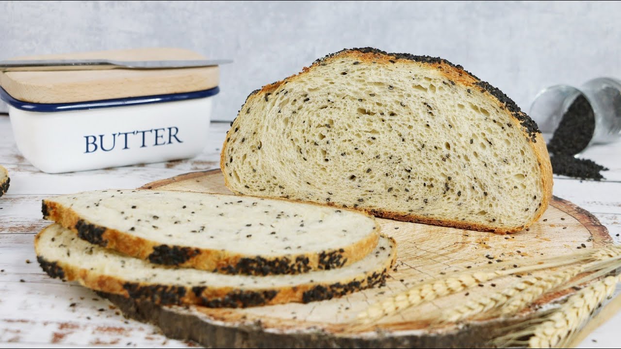 SAFTIGES MOLKEBROT MIT SESAM AUS DEM TOPF - SCHNELL ODER ÜBERNACHTGARE - MOLKE VERWERTEN