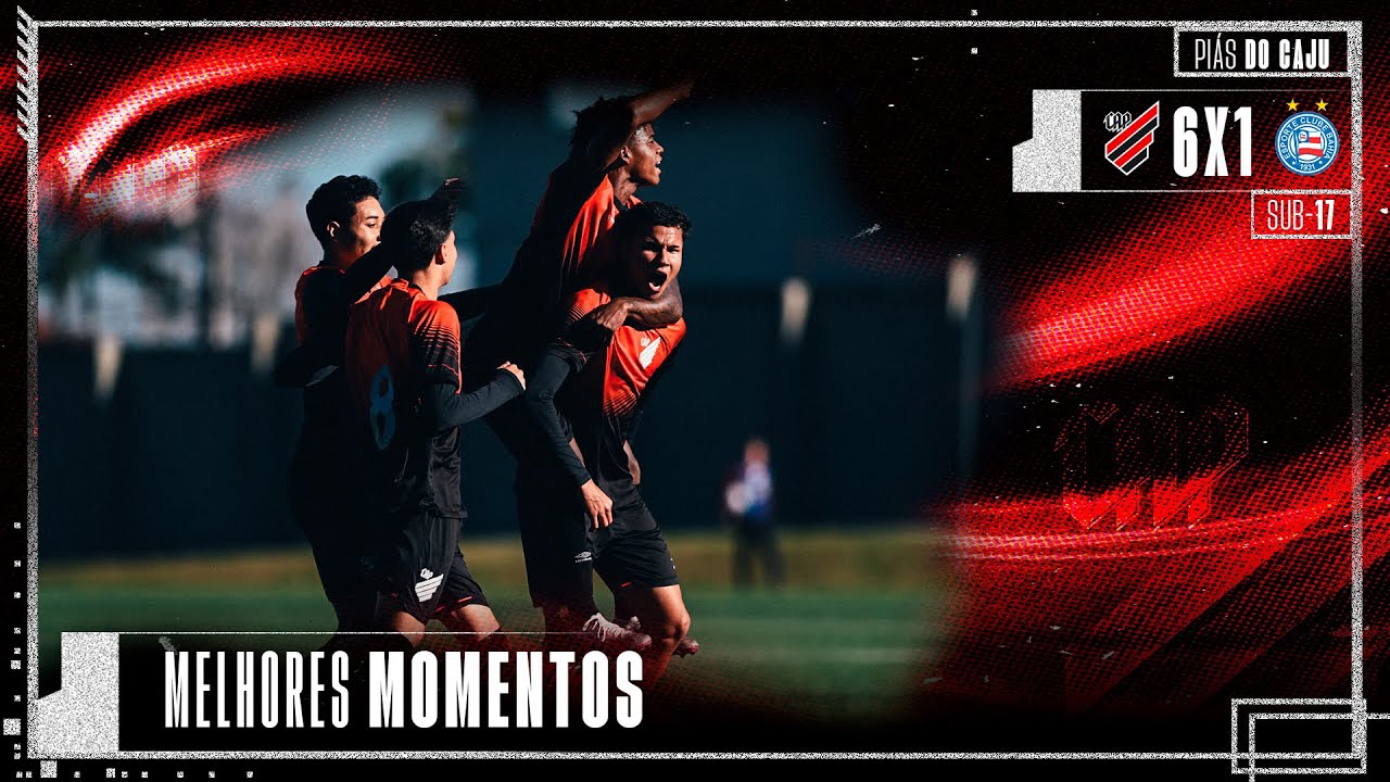 Athletico 6x1 Bahia | Brasileiro sub-17 | MELHORES MOMENTOS
