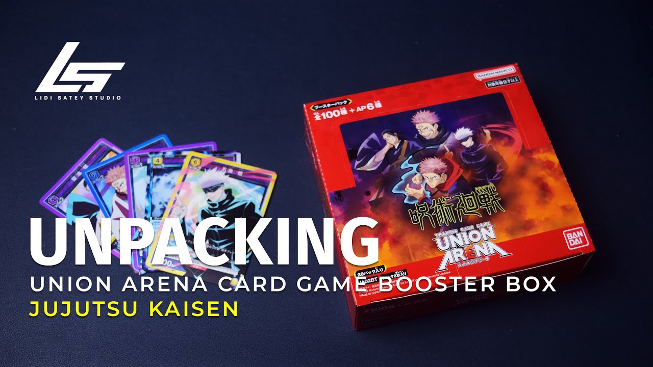 UNION ARENA Trading Card Game | Jujutsu Kaisen Booster Box | Unpacking