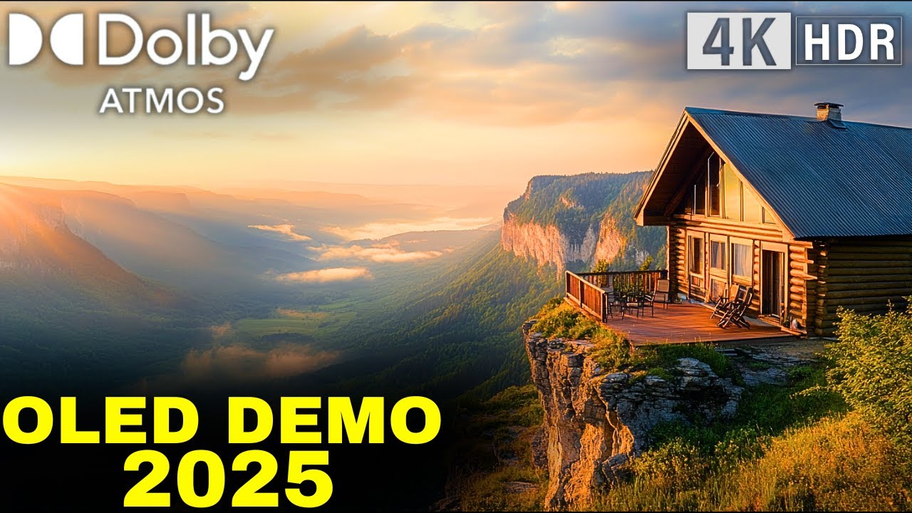 OLED DEMO 2025: '' 8K 60fps HDR Dolby ATMOS - (8K Video) Dolby Vision!''