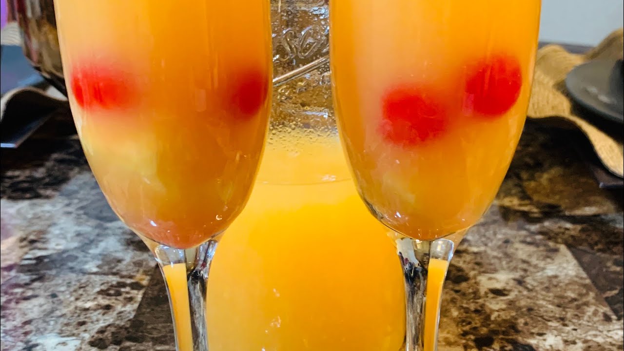 Pineapple Mimosas Recipe/Great for Brunch