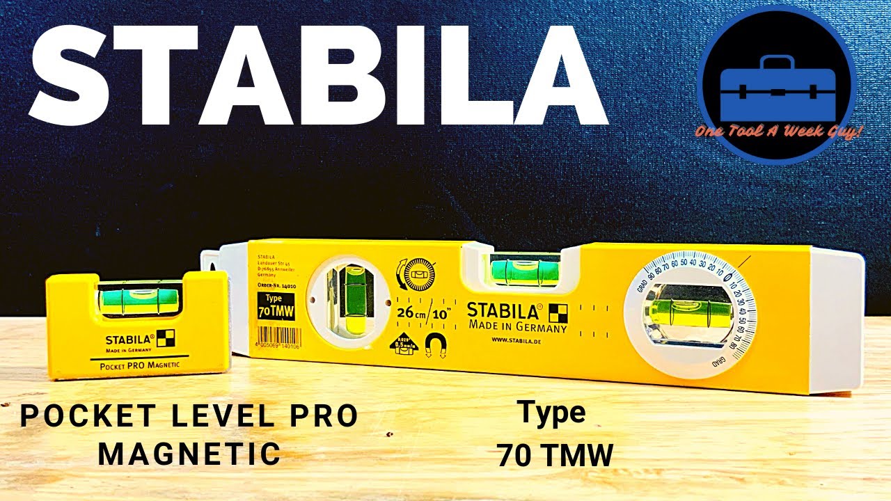 Stabila (Pocket Level Pro Magnetic и Type 70 TMW)