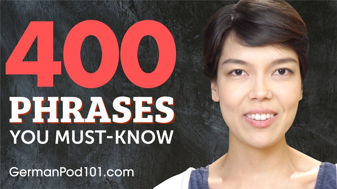 400 Phrases Every German Beginner Must Know