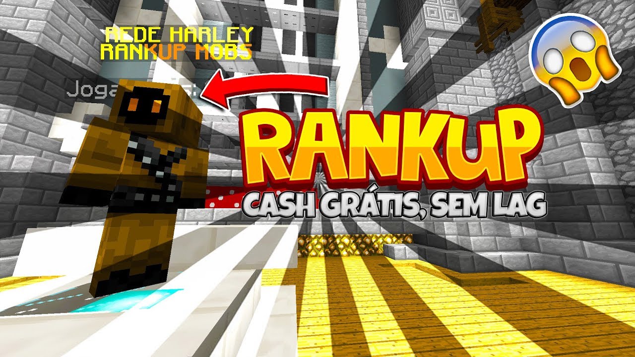 NOVO SERVIDOR DE RANKUP OP 1.8 COM SPAWNERS MAQUINAS E COM CASH GRÁTIS (PIRATA/ORI) E VAGA NA STAFF!