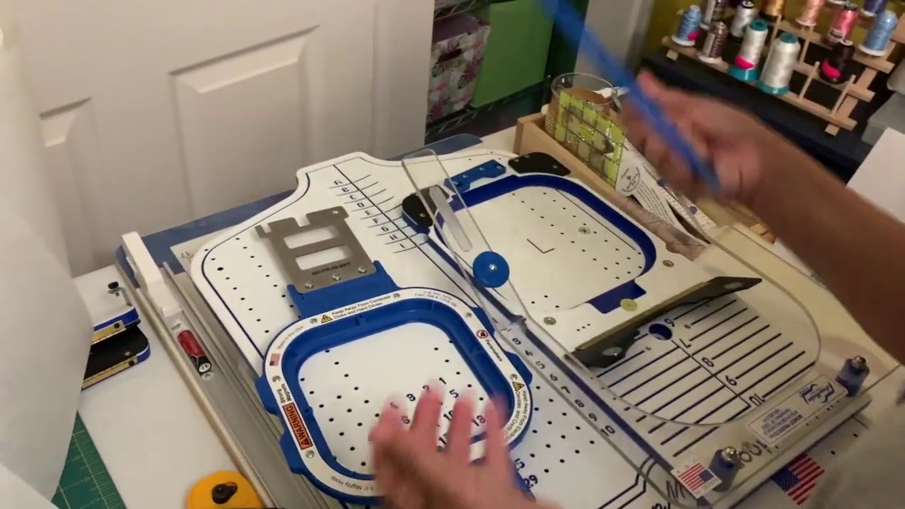 How to use the Master Hooping Station and Mighty Hoops!  Embroidery for Beginners!