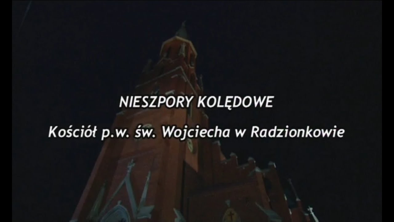 Uroczyste Nieszpory Bożonarodzeniowe w Radzionkowie 25.12.2014