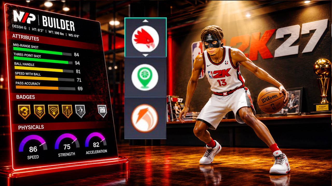 ЛУЧШИЙ МЕТА-БИЛД РАЗЫГРЫВАЮЩЕГО В NBA 2K27 &mdash; ТЕСТИРОВАНИЕ В РЕДАКТОРЕ ИГРОКА