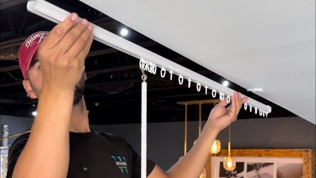 Instalación de cortinas de telas Ripplefold