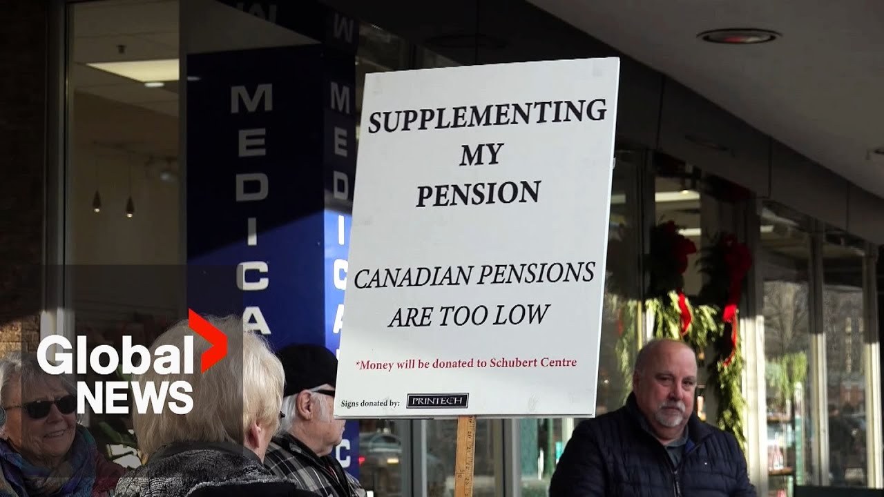 BC woman stages rally to highlight plight of seniors living in poverty