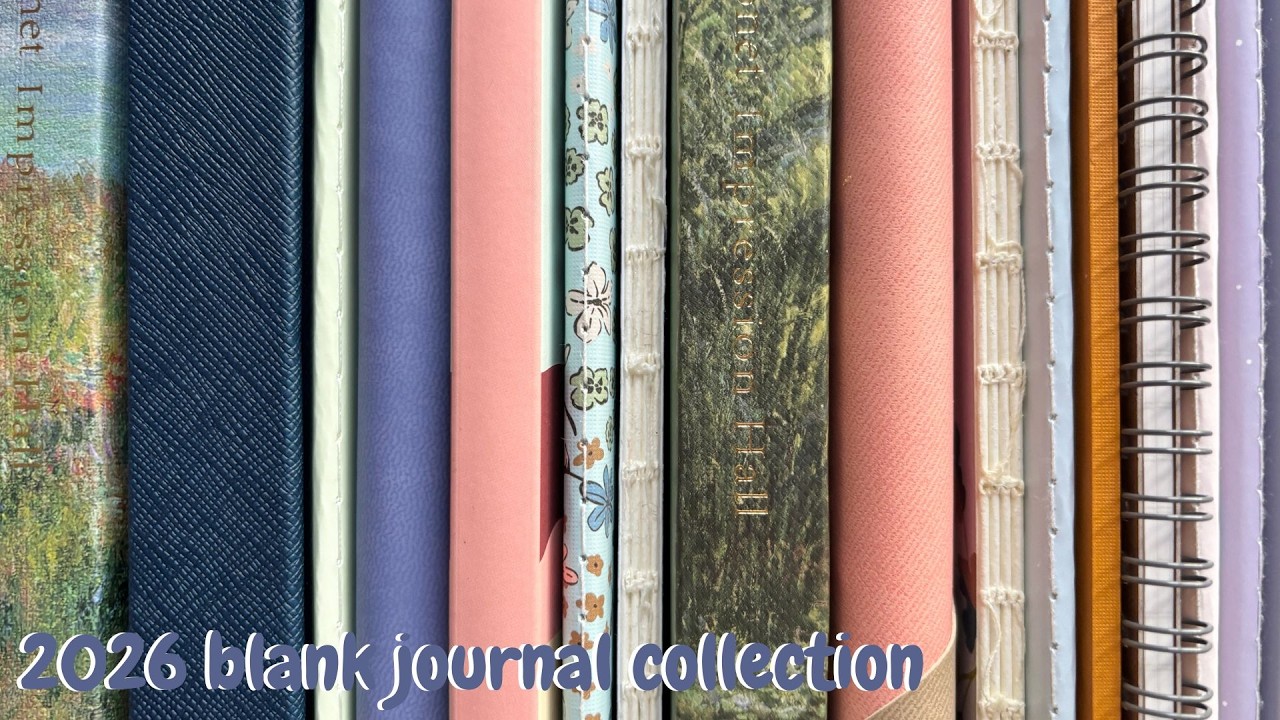 2026 blank journal collection (oops... i have a problem)
