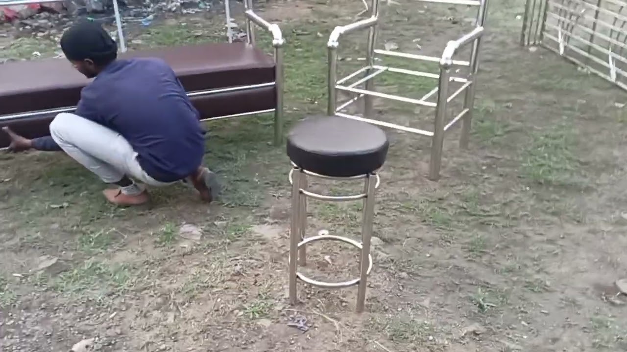 Steel data sofa set grill